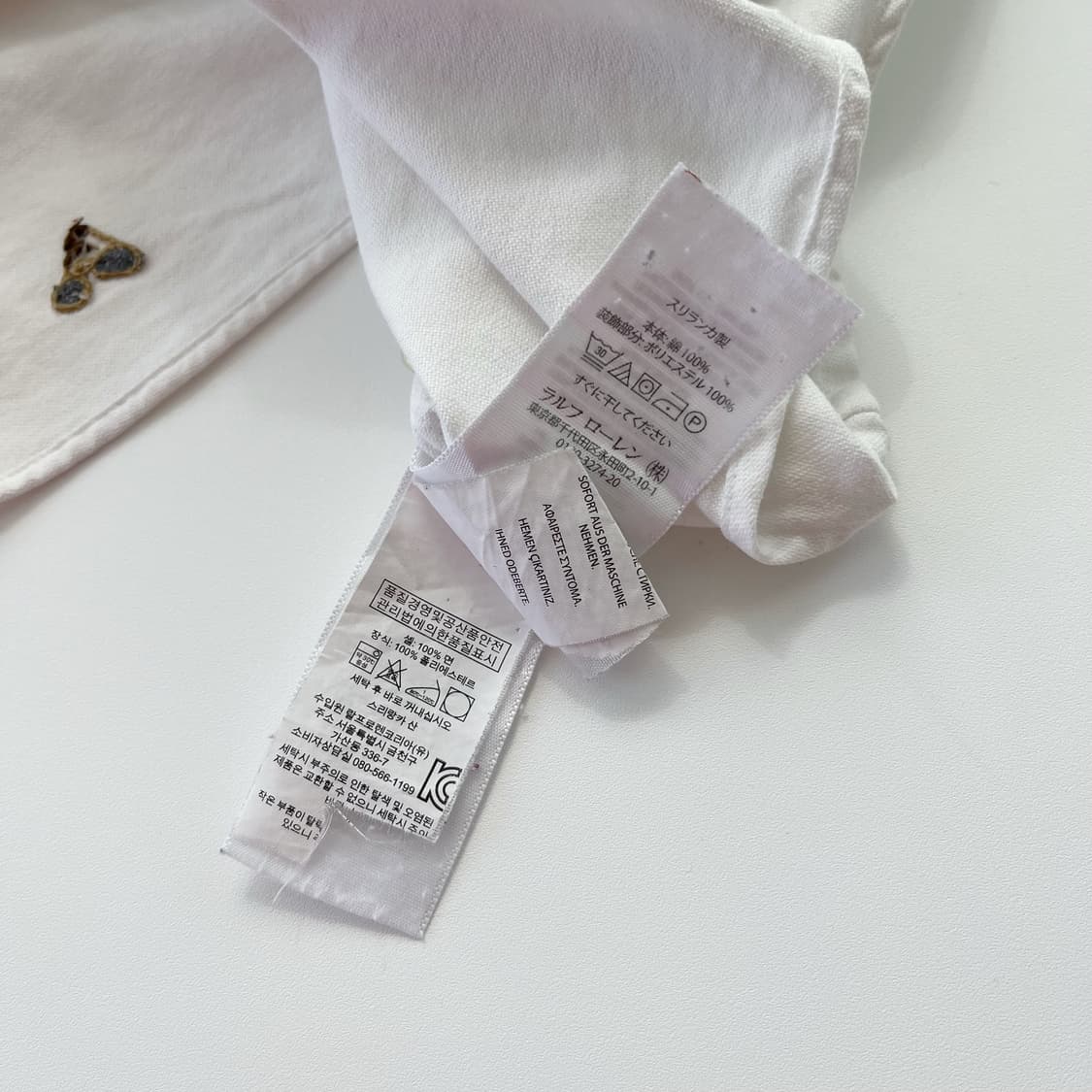 폴로 랄프로렌 신형라벨 아이코닉 패턴 반팔 셔츠 상품이미지7