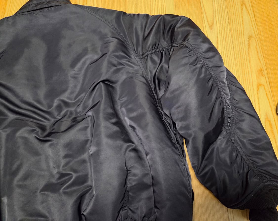 루트파인더 파일럿 자켓 블랙, 그린 리버시블 L사이즈 상품이미지10