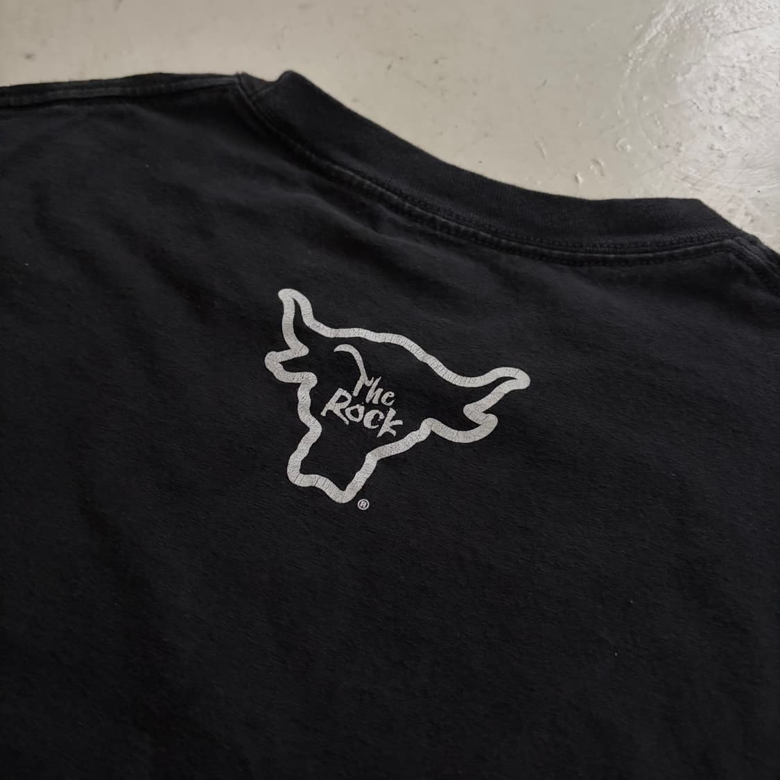 00s WWE 드웨인 존슨 더락 빈티지 반팔티 L 상품이미지7