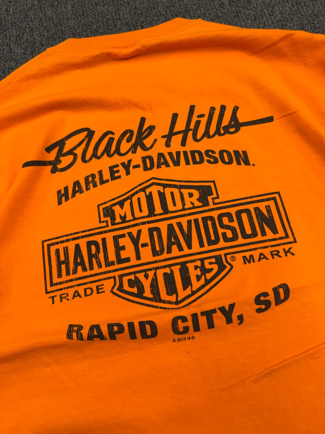 XL)할리데이비슨 빈티지 프린팅 Black Hills 반팔 상품이미지6