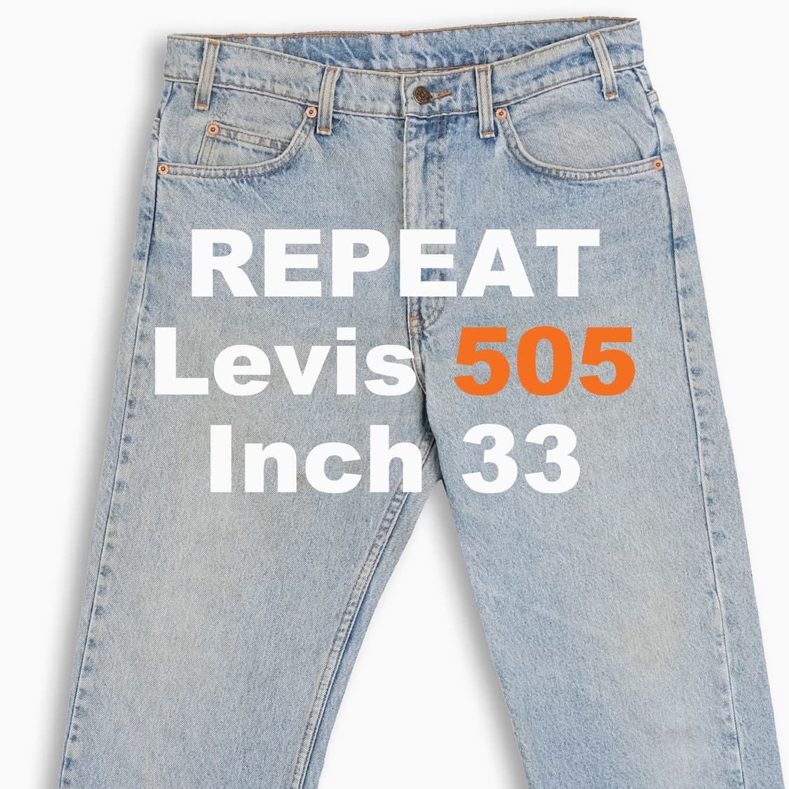 리바이스 505 오렌지탭 연청 90s 33 인치 OR50534131 상품이미지1