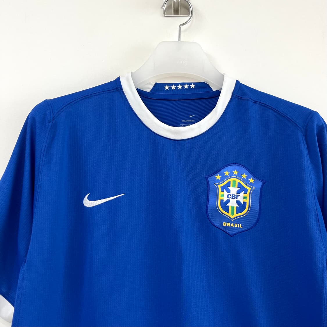 (새상품) 나이키 06-08 브라질 국대 어웨이 반팔 유니폼 상품이미지4