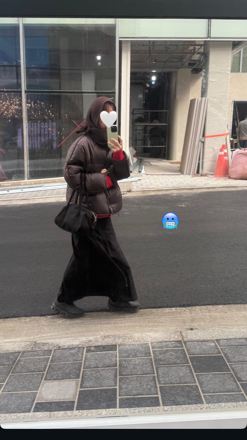 인사일런스 글로시 구스다운 브라운S 상품이미지4