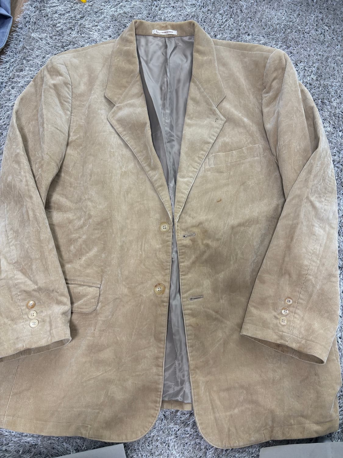 일제 PAPAS 코듀로이 블레이저 사이즈 100-105 상품이미지1