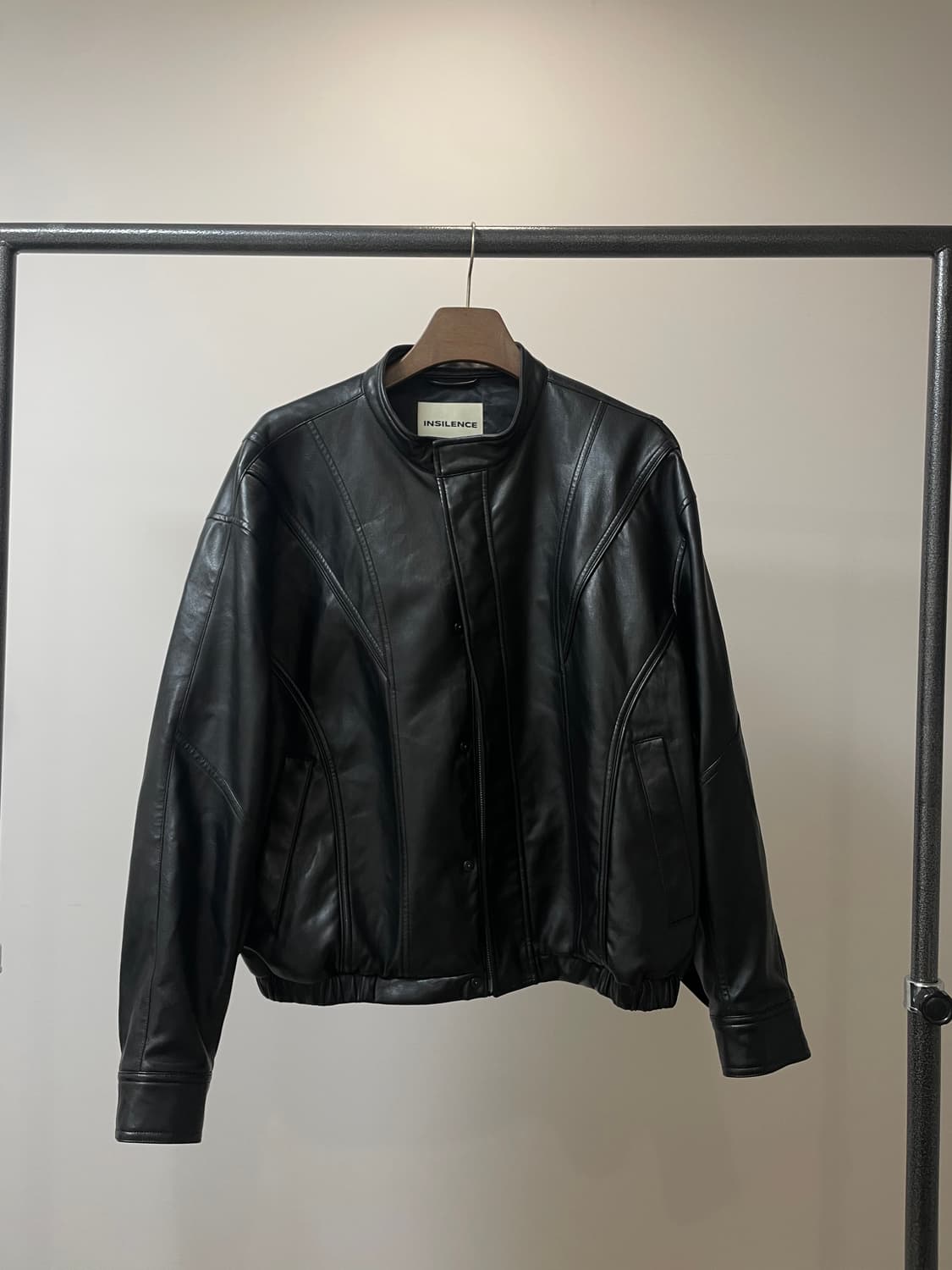 (L) 인사일런스 투웨이 디바이드 에코 레더 점퍼 상품이미지1