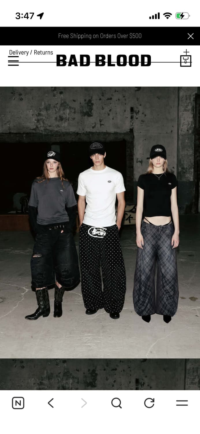 Lion Patch Washed Barrel Pants  상품이미지6