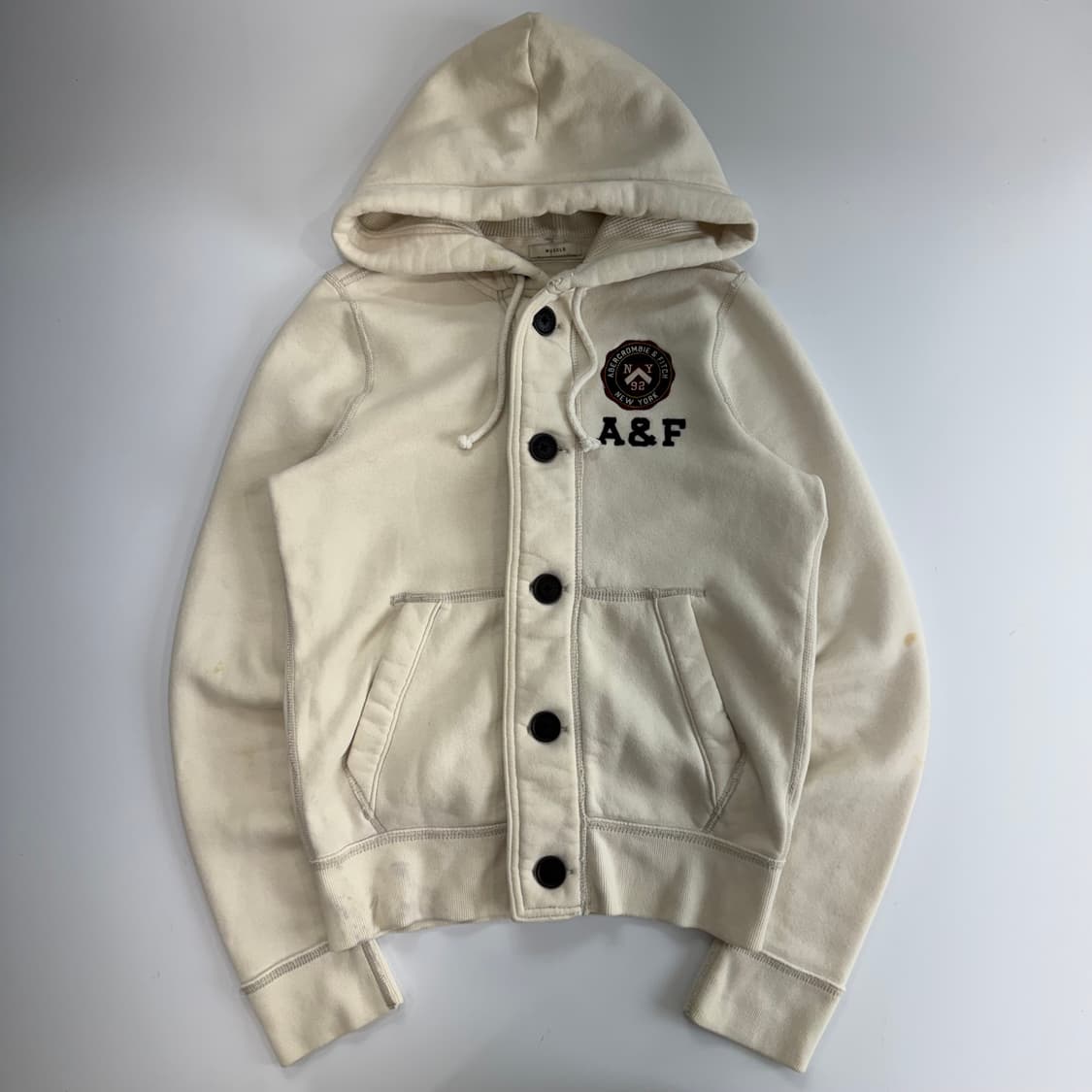 Abercrombie 아베크롬비 버튼업 후드집업 상품이미지3