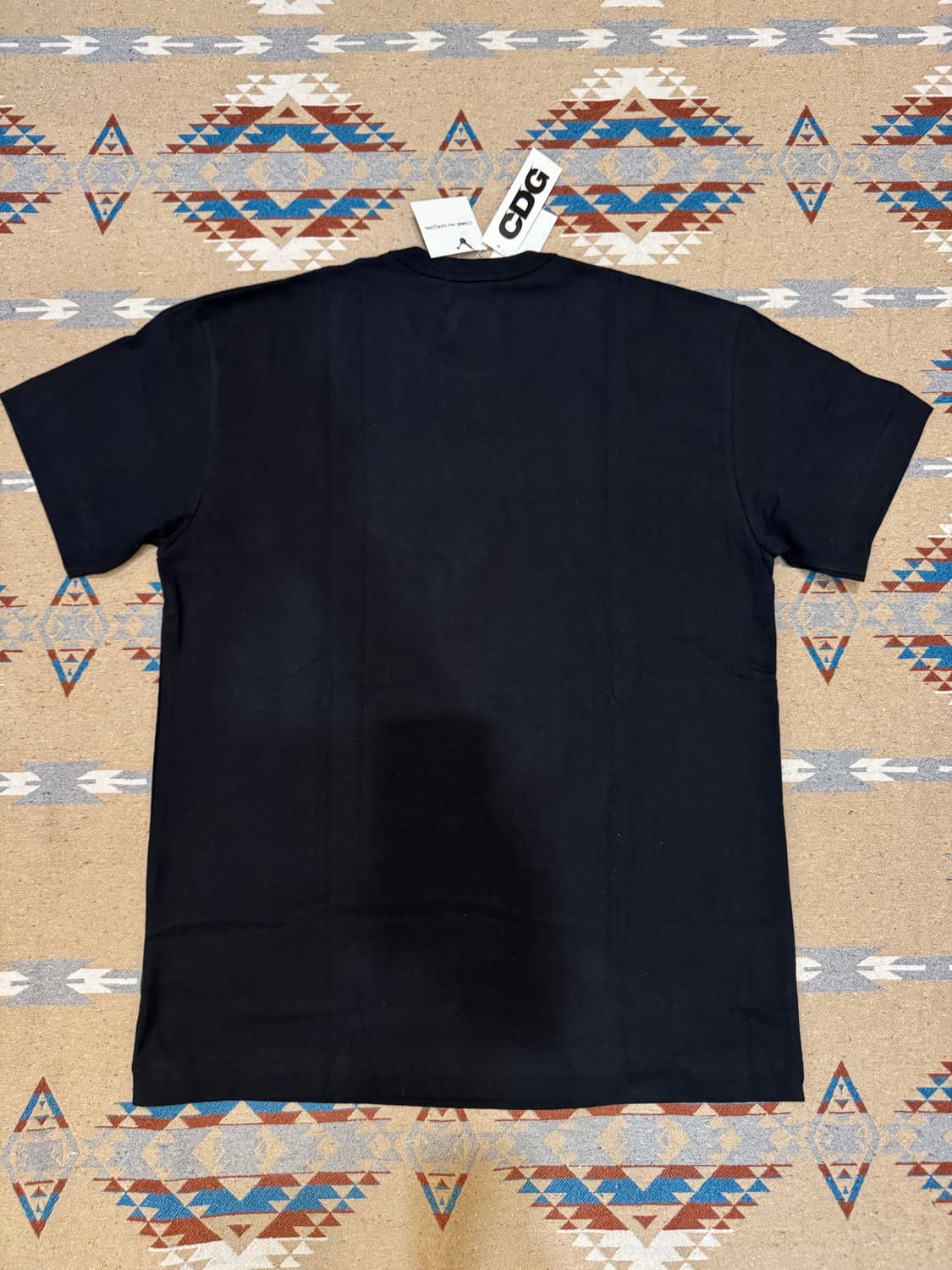 [XXL] CDG x 스투시 티셔츠 블랙 상품이미지6