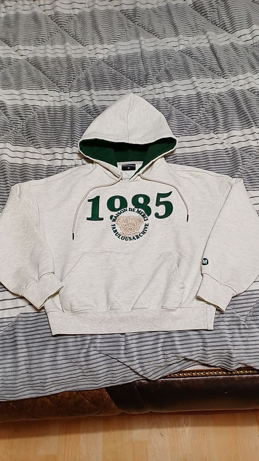 패블러스아카이브 크롭기모후드 M 여성66 가슴56 기장54 상품이미지1