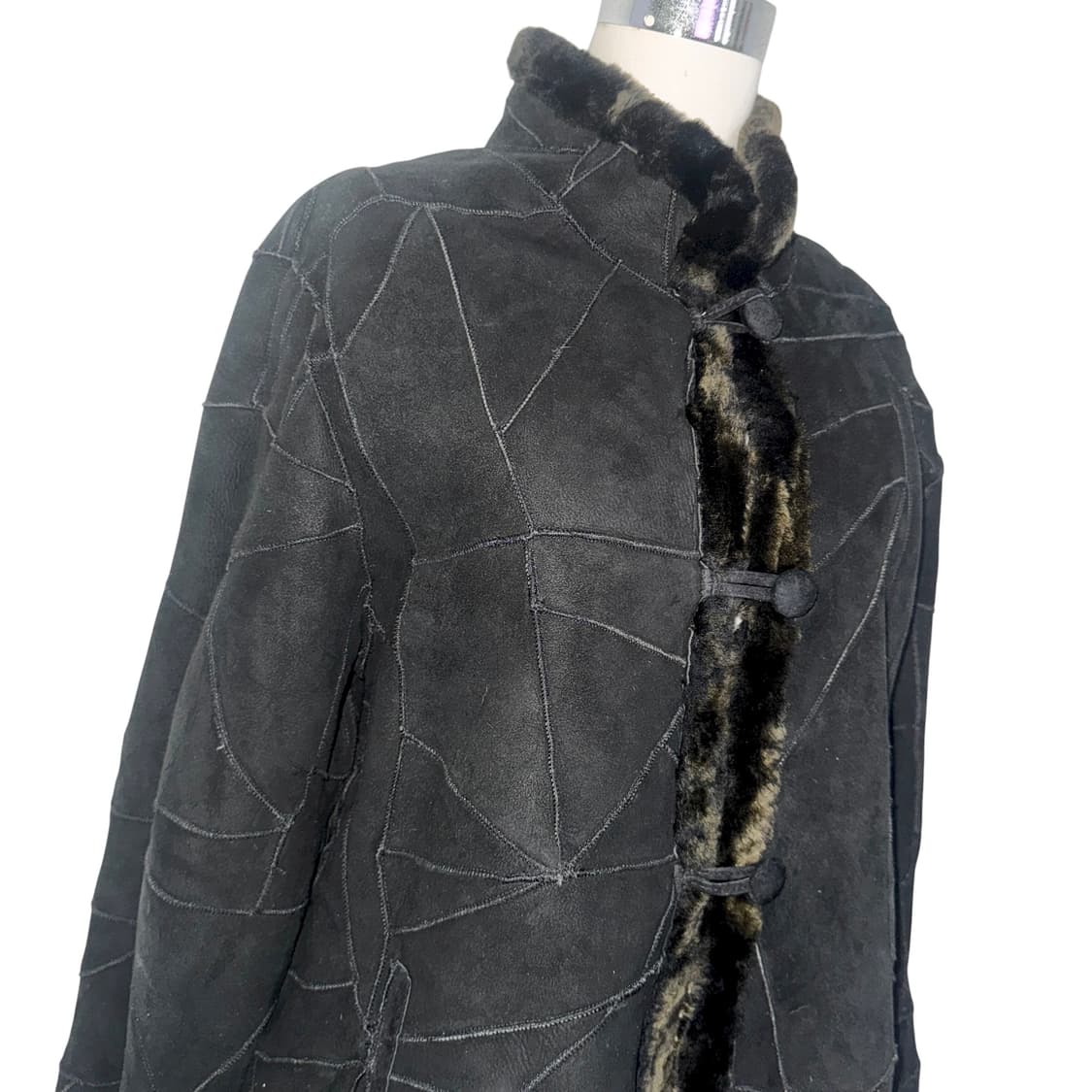 Black Leaves Oriental Mustang Jacket 상품이미지2