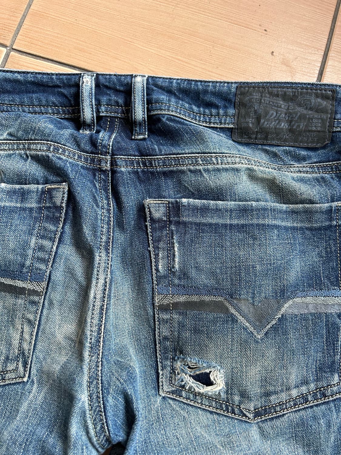 00‘s Diesel 디젤 자티니 부츠컷  상품이미지6