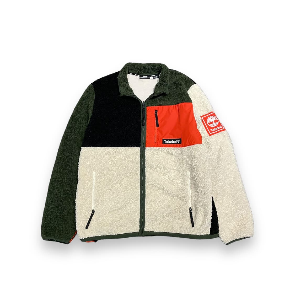 팀버랜드 멀티컬러 플리스 집업 상품이미지1