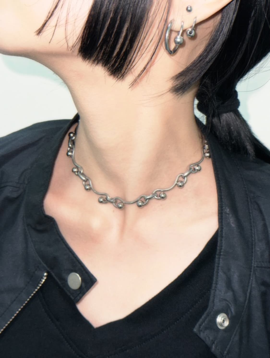 WAVE BALL NECKLACE 상품이미지3