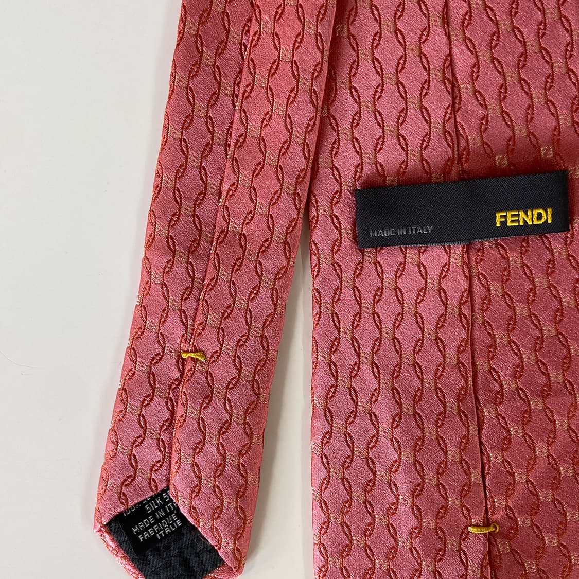 신형라벨 펜디 (FENDI) 모노그램 명품 정품 넥타이 상품이미지5