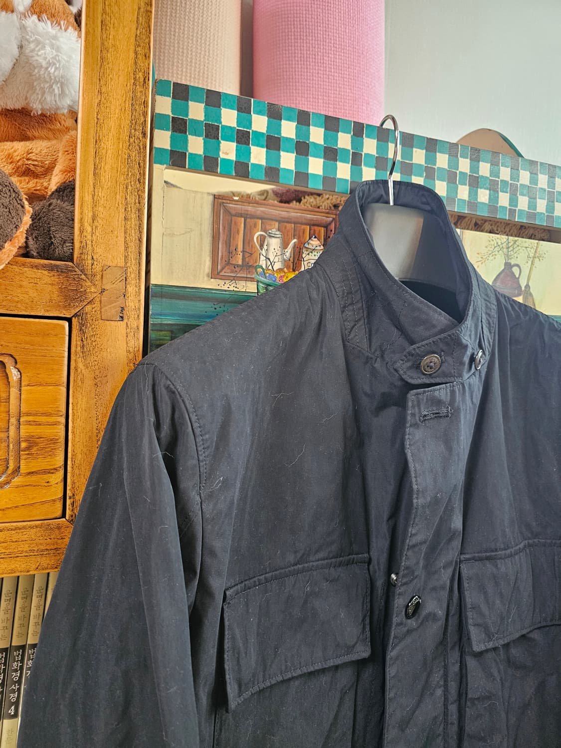 하이넥 씨피컴퍼니 자켓 팔아요 100사이즈 블랙 상품이미지2