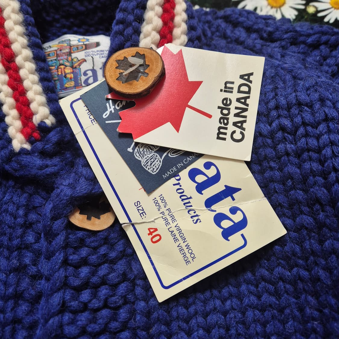 KANATA 카나타 캐나다 스키 패턴 코위찬 새상품 40사이즈 상품이미지4