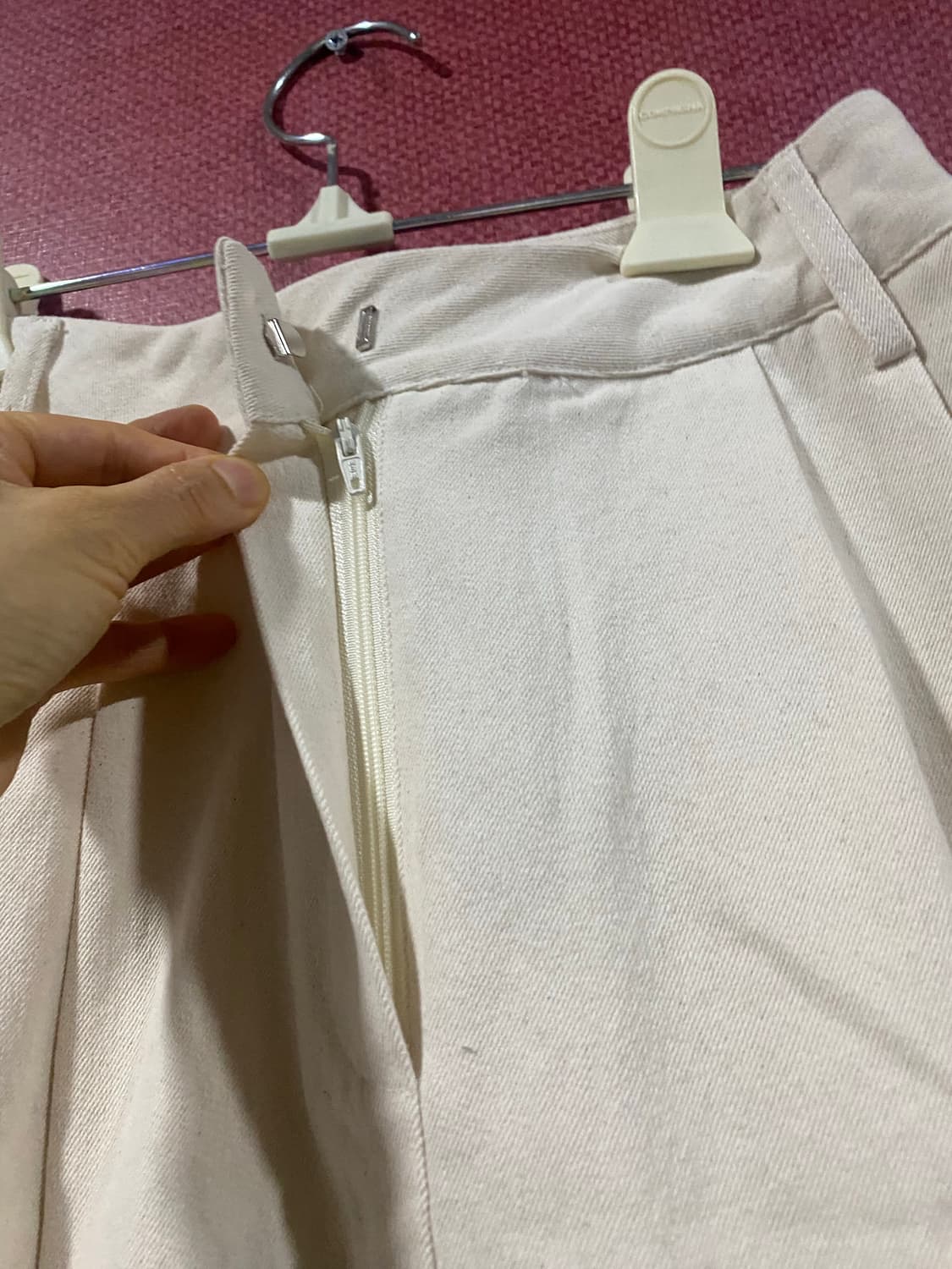 Unusually 플리츠 스커트 M 아이보리 상품이미지3