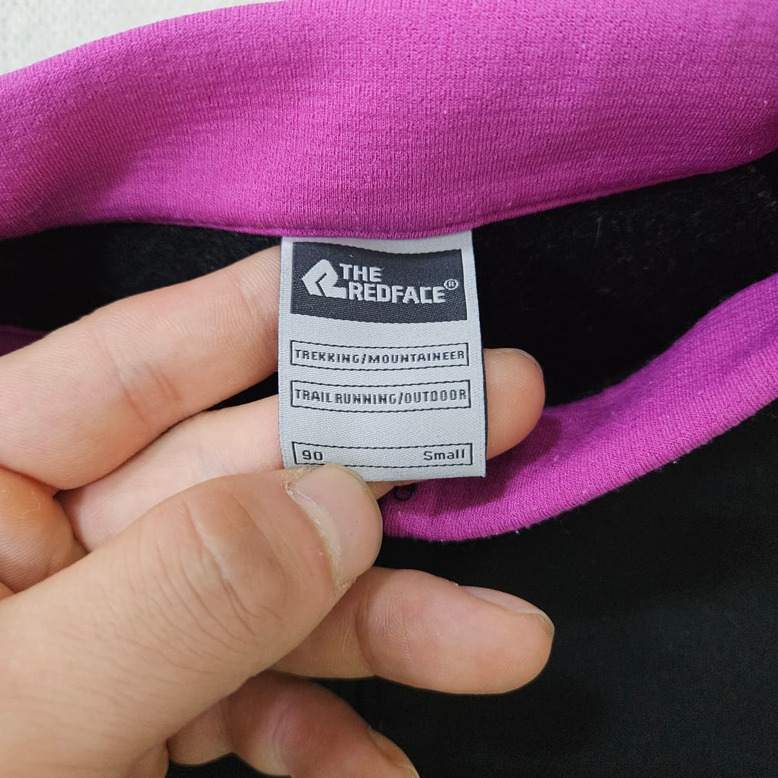 90 더레드페이스 여성 반집업 긴팔티 0403Y 상품이미지3