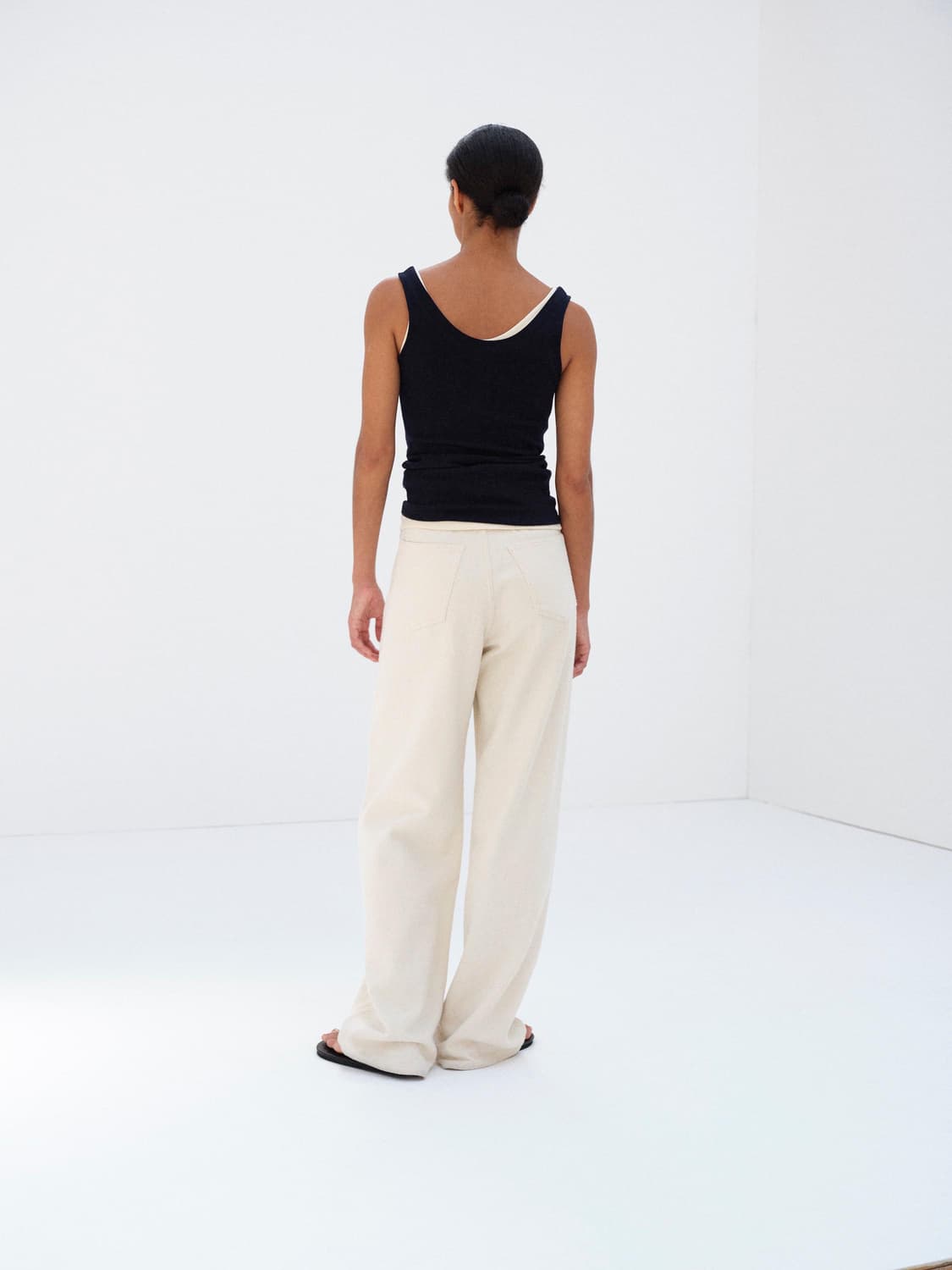 오라리 5p pants 1사이즈 아이보리 상품이미지2