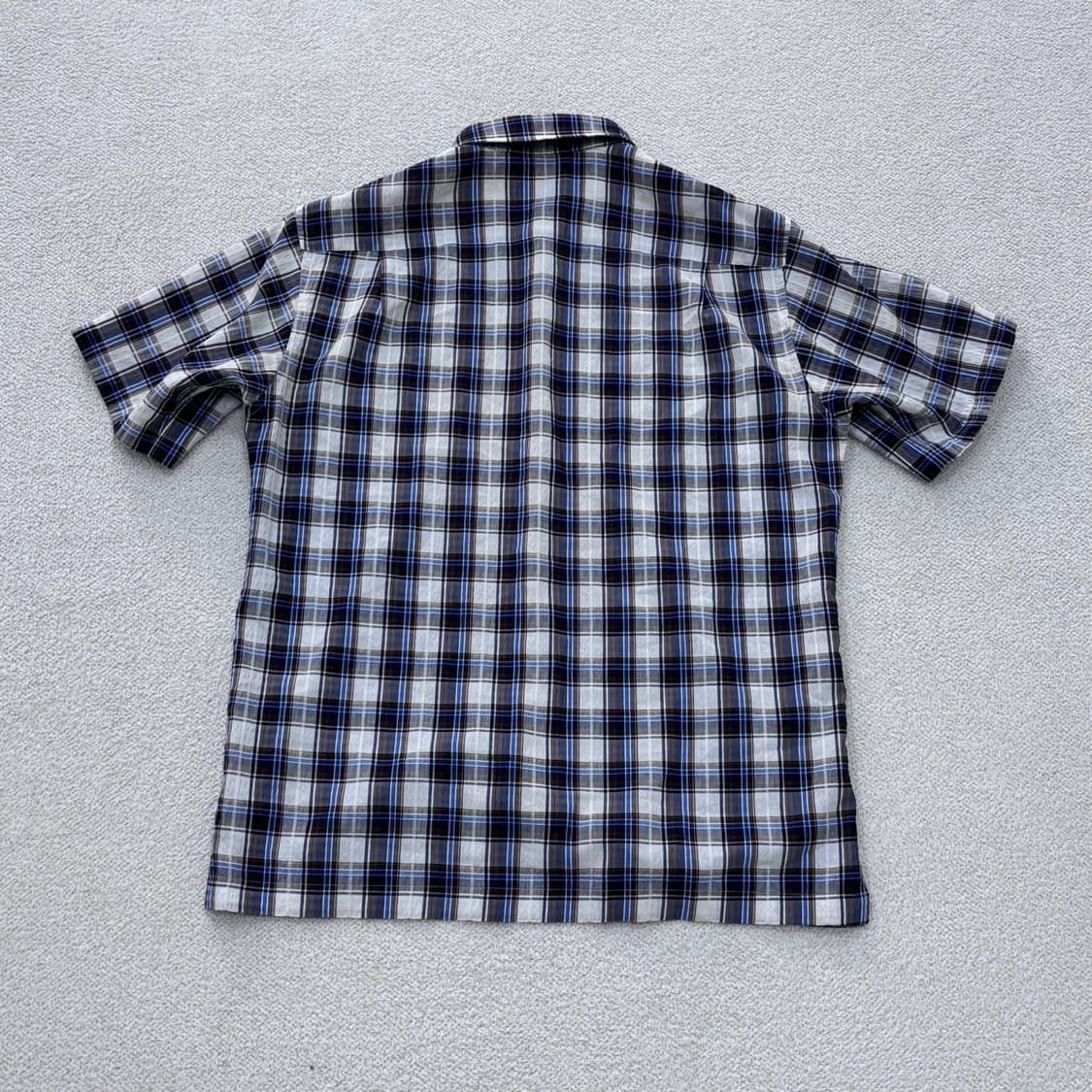 100 닥스 체크 패턴 남성 반팔 셔츠0416E 상품이미지2