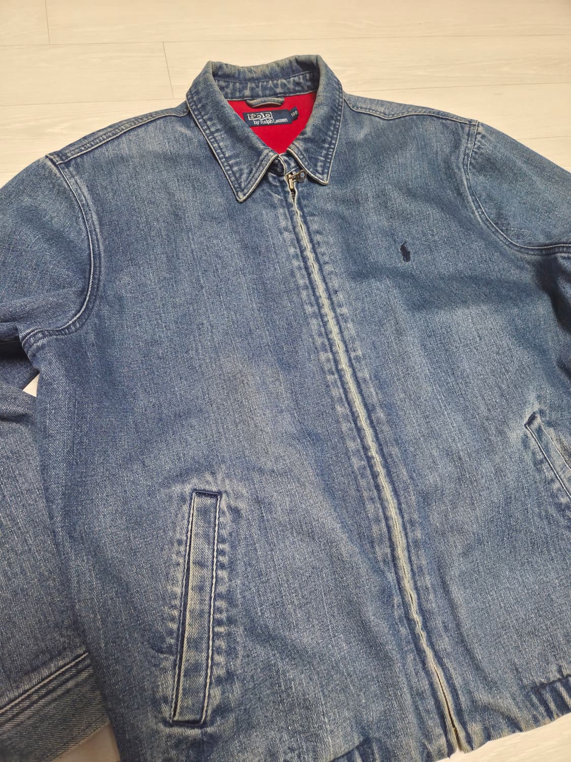 90년대 생산 폴로 데님 스윙톱 자켓 상품이미지3