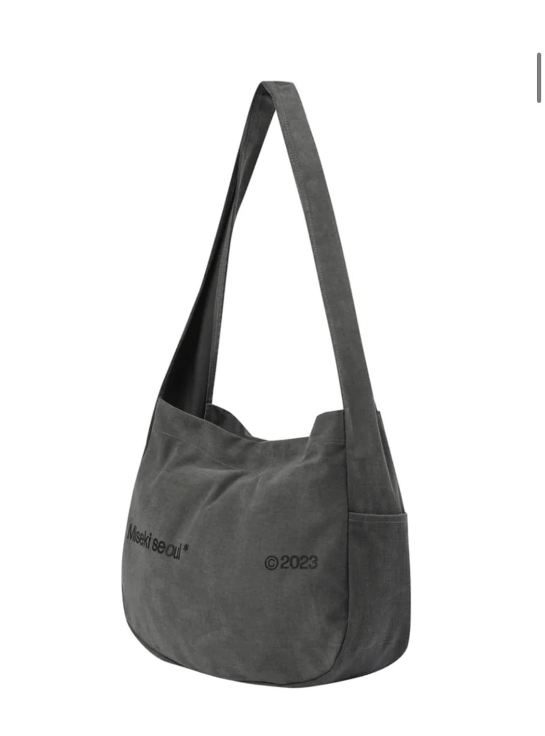 미세키서울 크로스백 차콜색상 상품이미지2