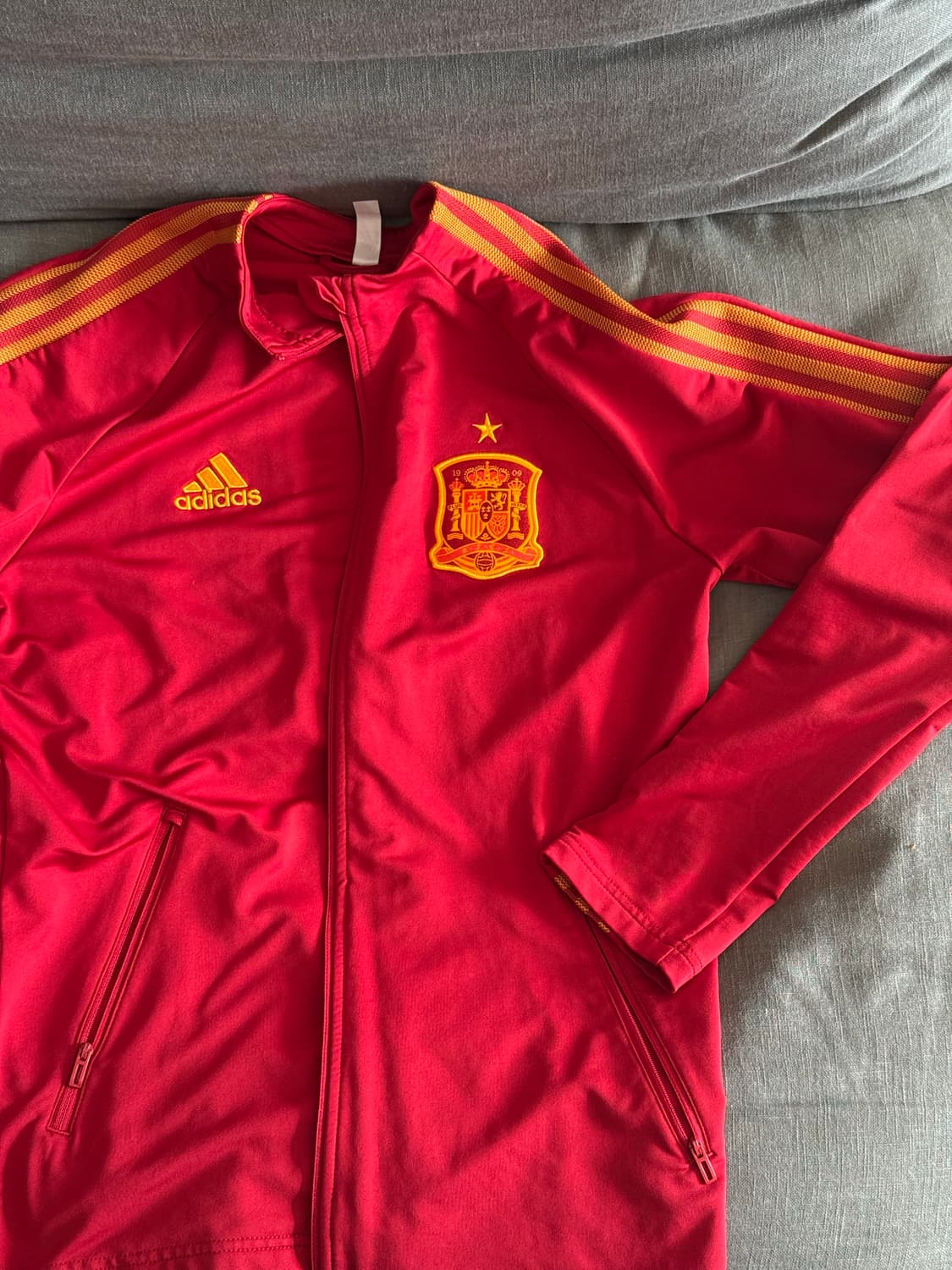 아디다스 스페인 국가대표 앤섬 자켓 (F16295) L 사이즈 상품이미지1