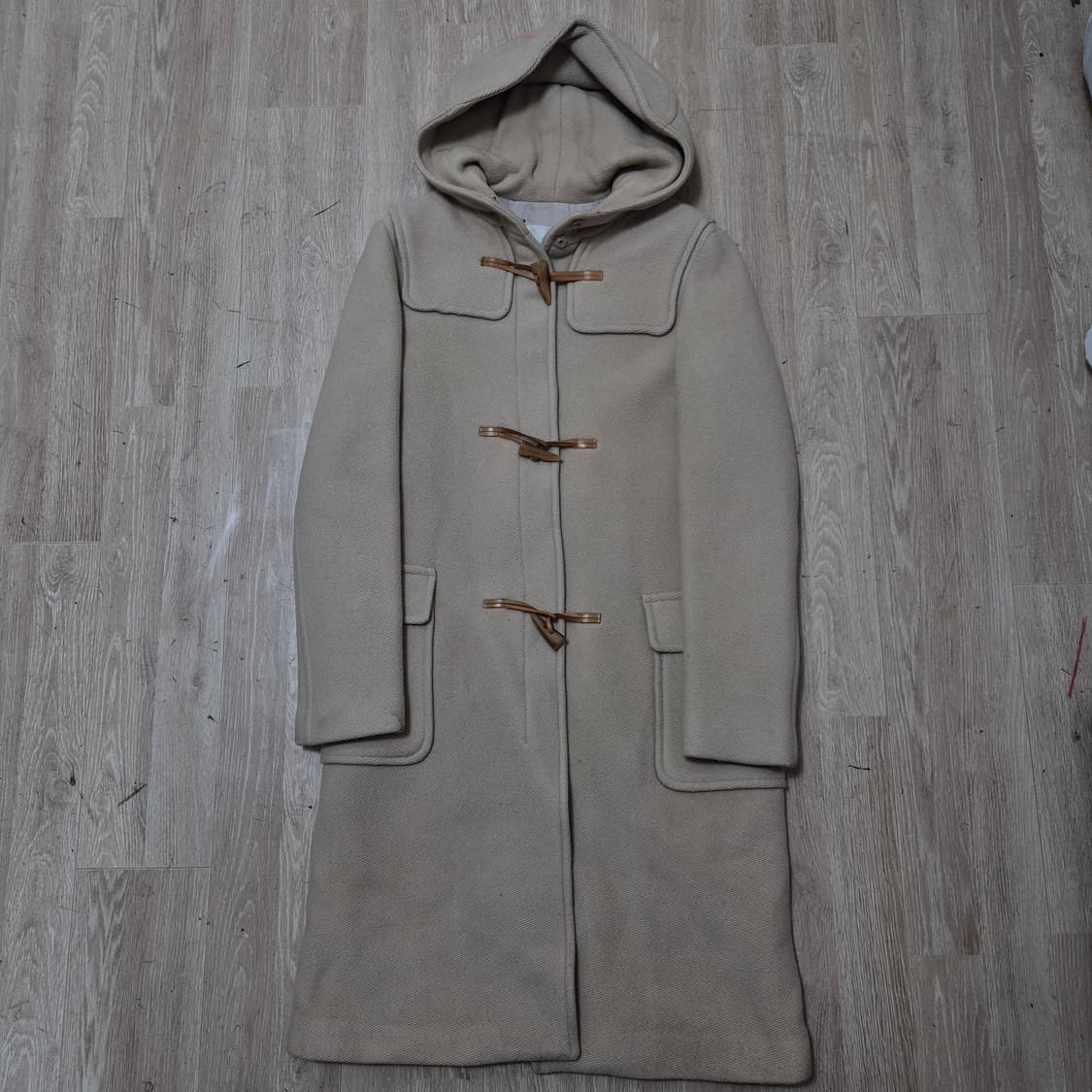 한섬 시스템 여성 모직 후드 떡볶이 코트 XL(105) 상품이미지1