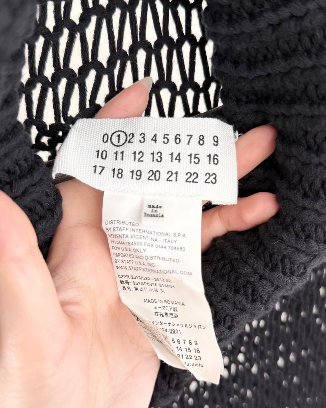 메종 마르지엘라 버진 울 터틀넥 점퍼 니트 상품이미지7