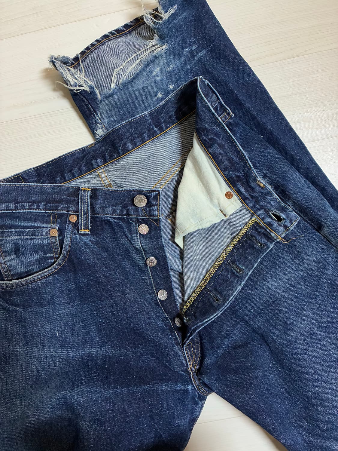 LEVI'S 501xx(555 공장) - 빅E, 셀비지 상품이미지6