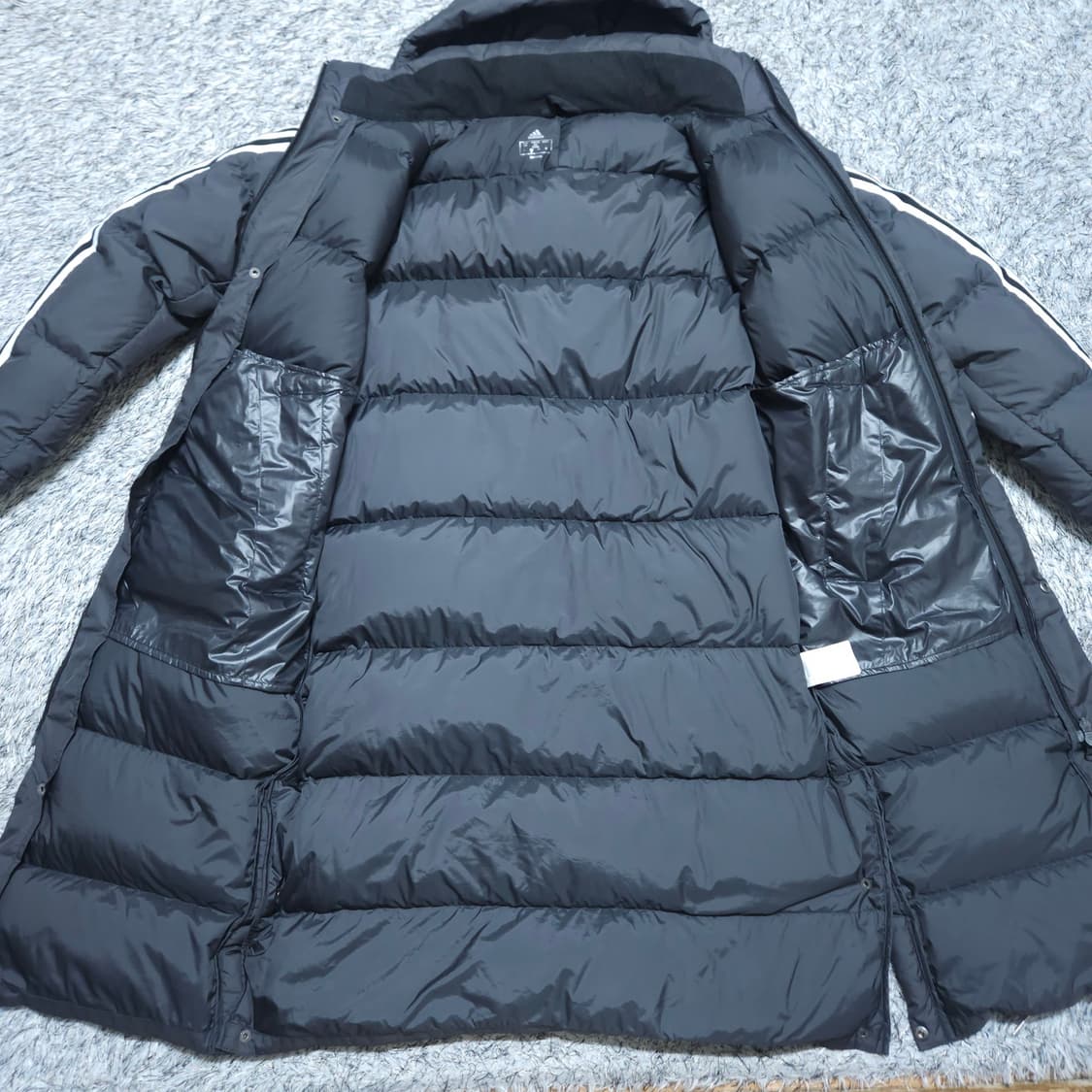 아디다스) M 남자 덕다운롱패딩 오리털롱패딩 / 왕눈이샵 상품이미지8