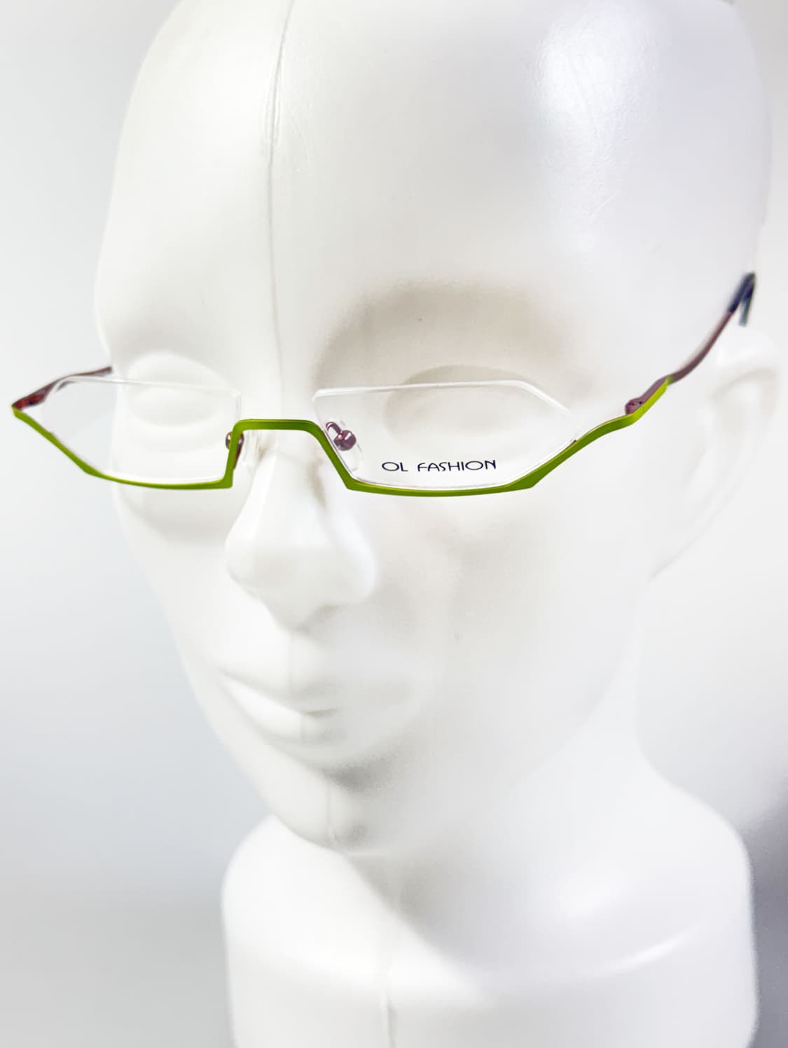 OL FASHION 티타늄 언더림 스퀘어 프레임 빈티지 안경 상품이미지8