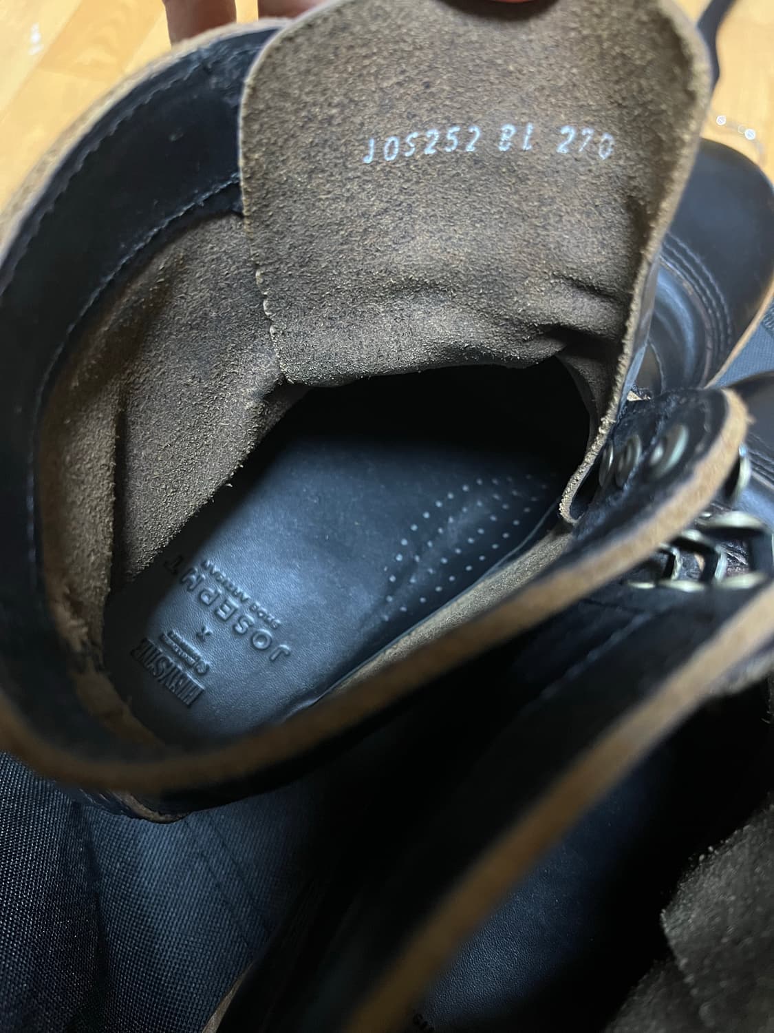 [270] 조셉트 X 헤이스트 호윈 크롬악셀 워크부츠 상품이미지4