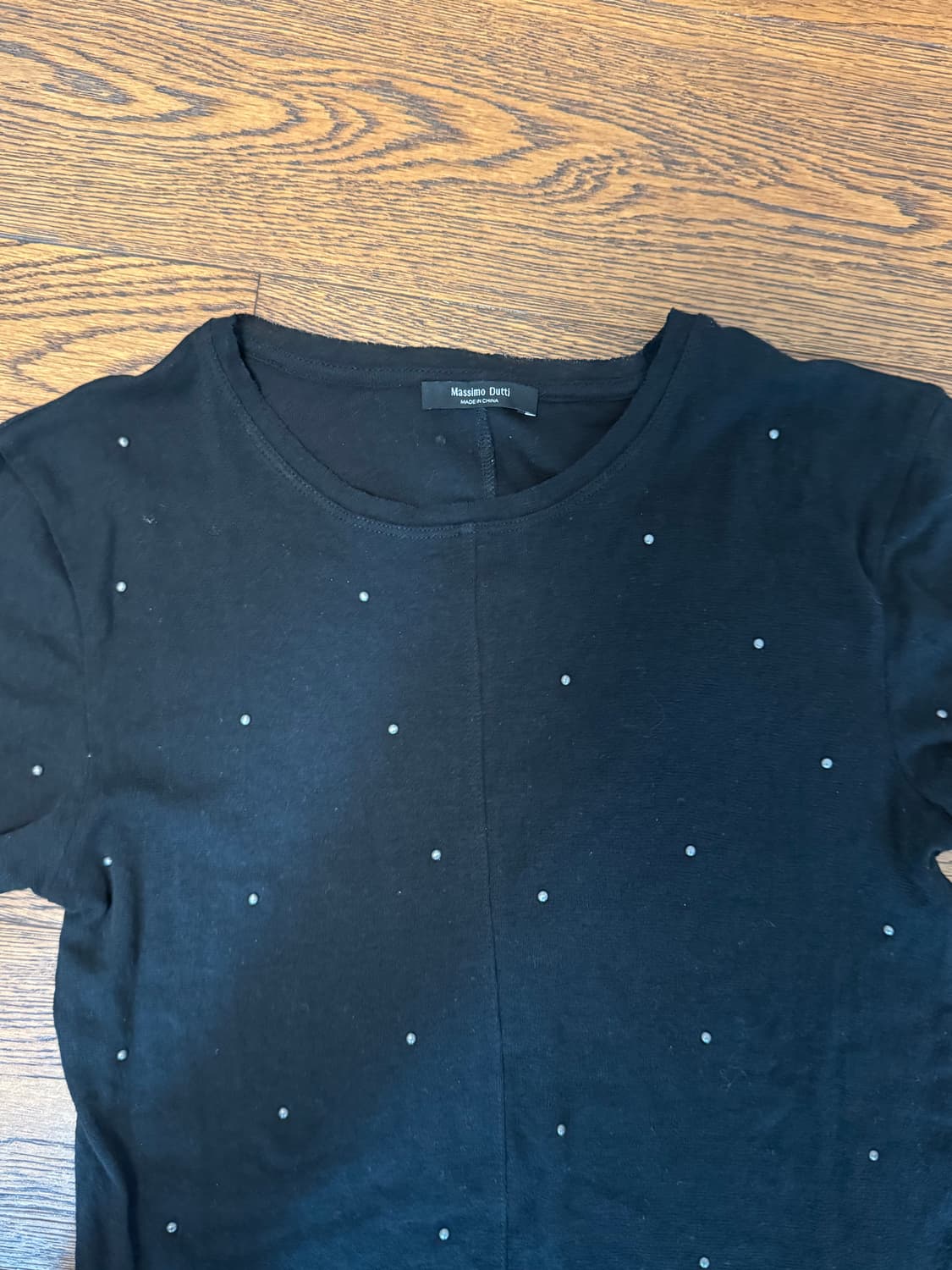 Massimo Dutti 블랙 티셔츠 s 상품이미지2