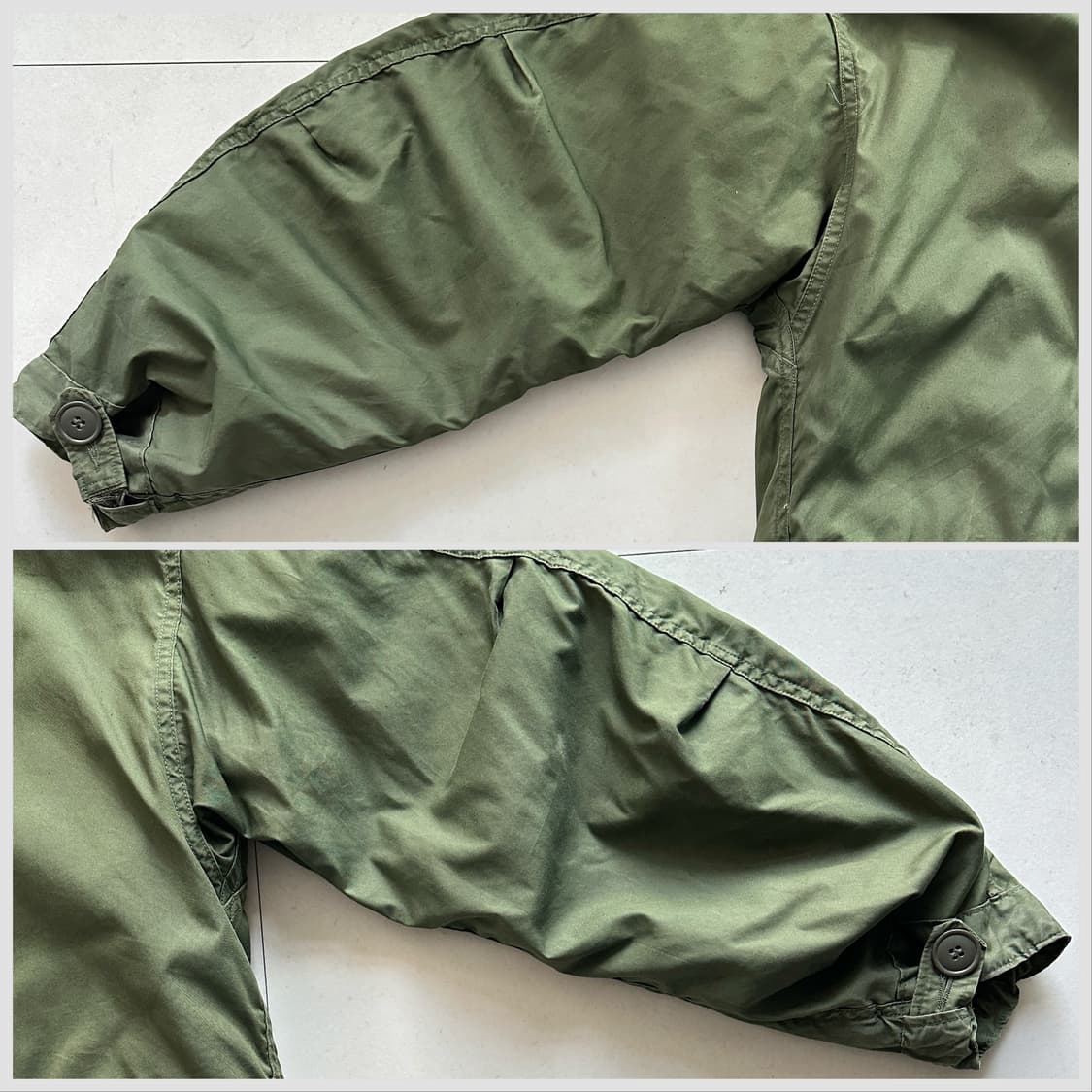 80s 미군 오리지널 M65 피쉬테일 파카 풀셋(내피,후드) M 상품이미지9
