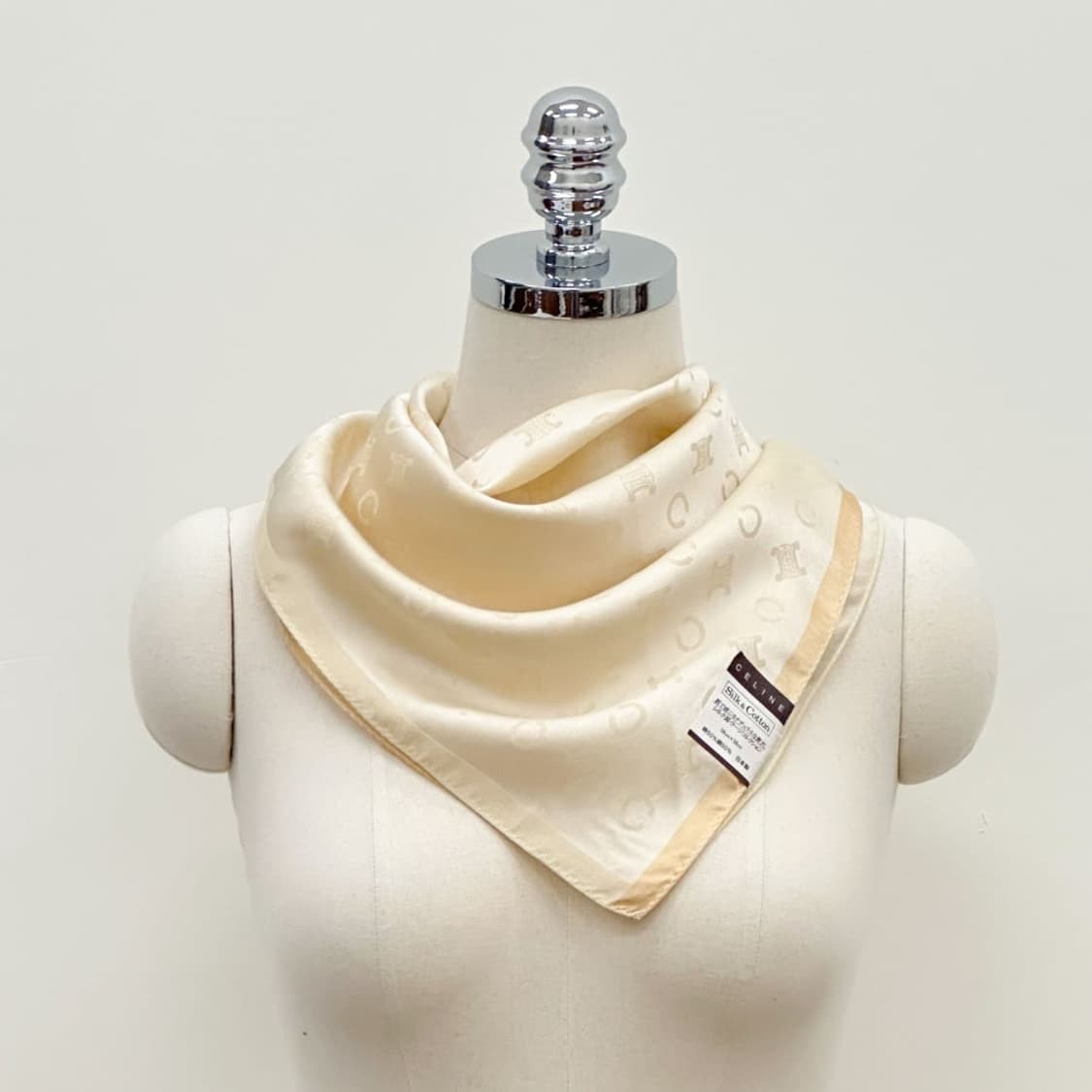 (새상품) celine / 셀린느 실크혼방 쁘띠스카프 상품이미지8