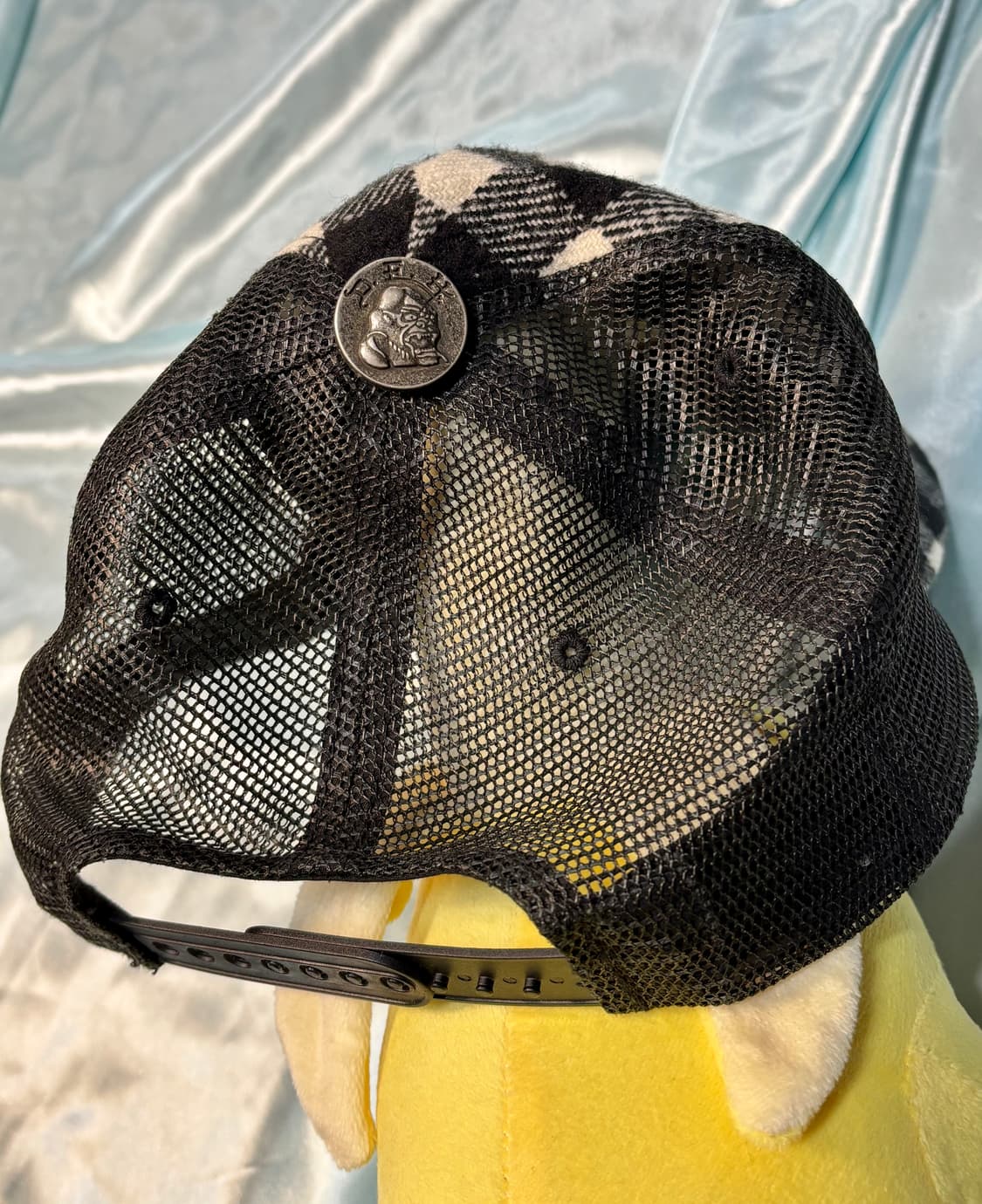90s 에드하디 빈티지 데빌 체크 메쉬캡 상품이미지7