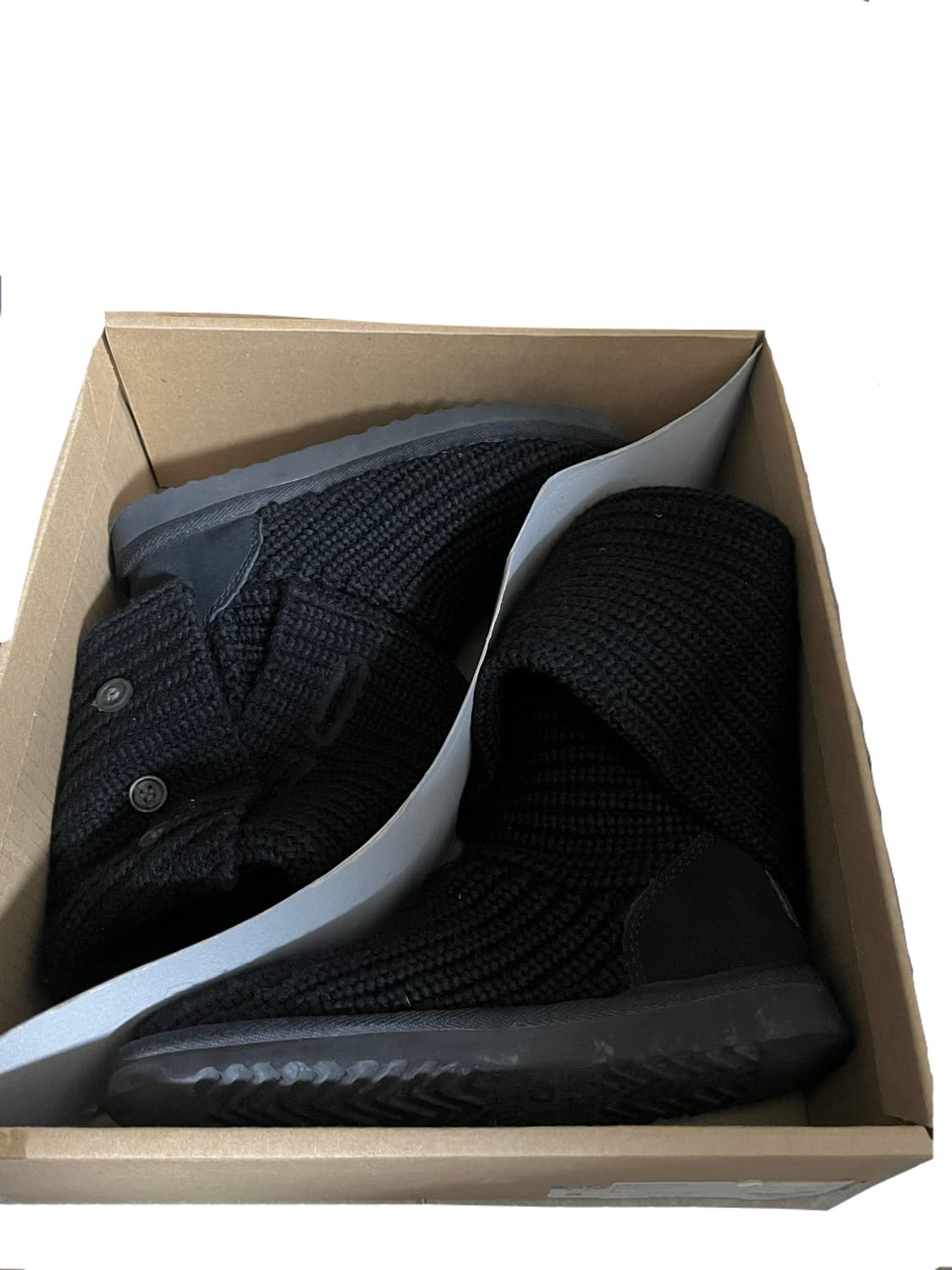 블랙 단추 니트 어그 (220) 상품이미지1