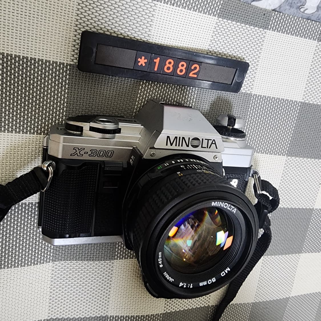 미놀타 X-300 필름카메라 1.4 단렌즈 실버바디 상품이미지2