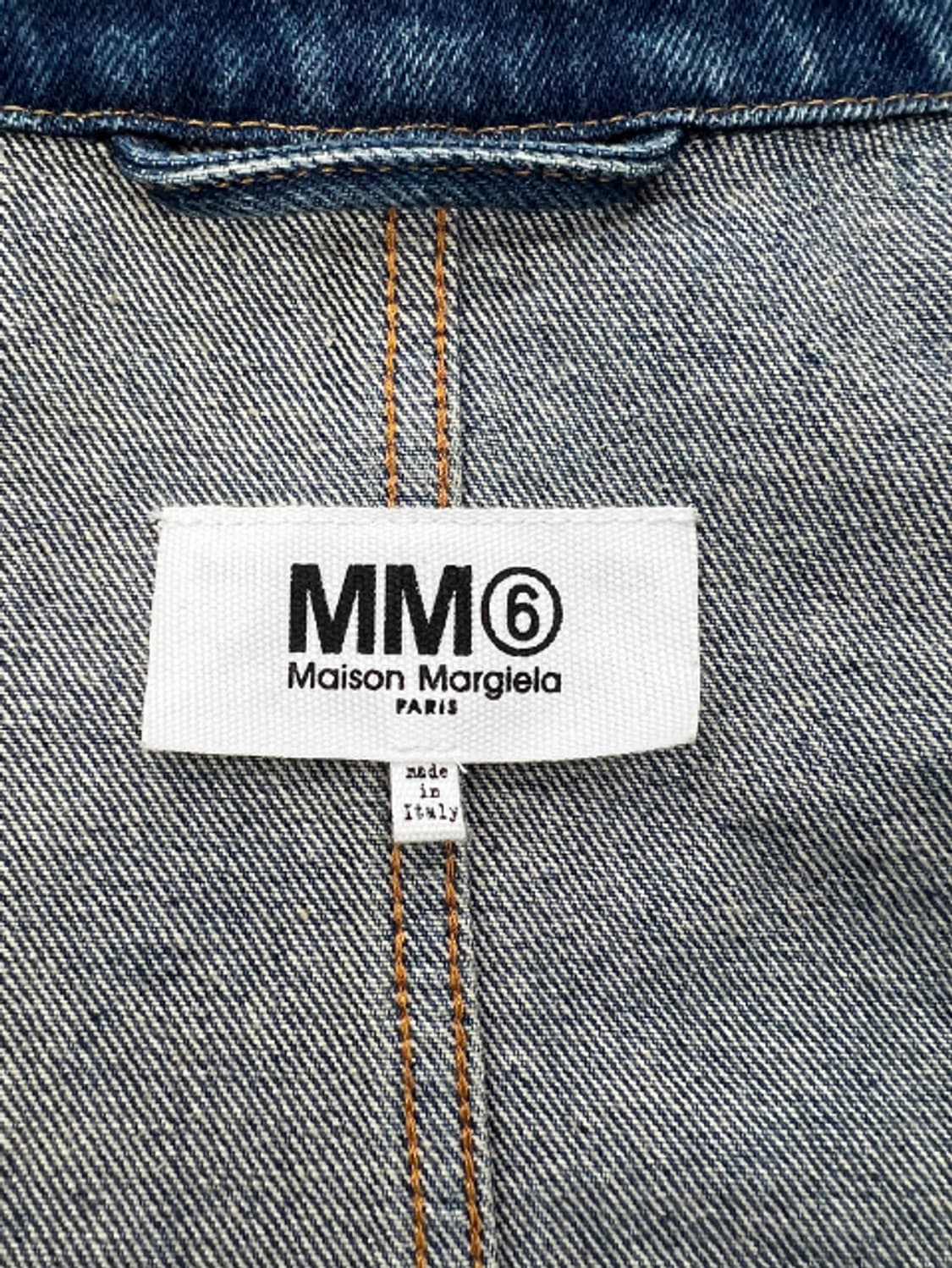 mm6 메종 마르지엘라 21aw 디스트레스드 이펙트 데님 자켓 상품이미지8