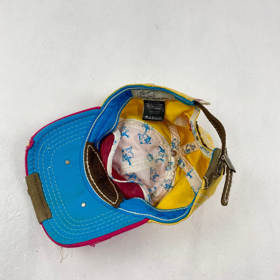 트루릴리전 멀티 블록 스티치 캡 상품이미지6