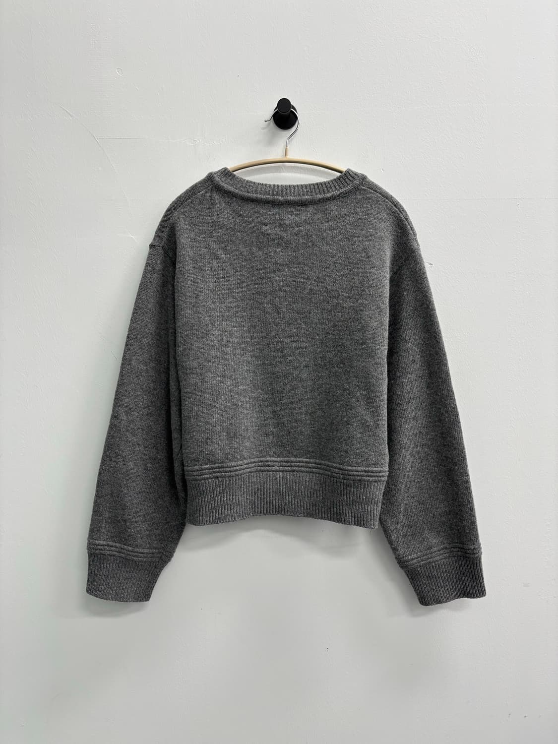 Smoothmood(스무스무드) 로고 브이넥 울 니트 상품이미지3