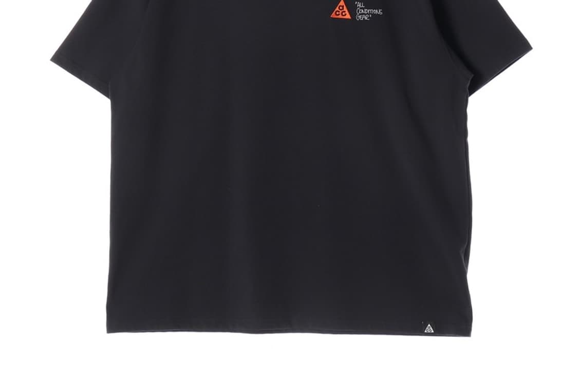 ACG 블랙 그래픽 프린팅 반팔티 XXL 상품이미지4