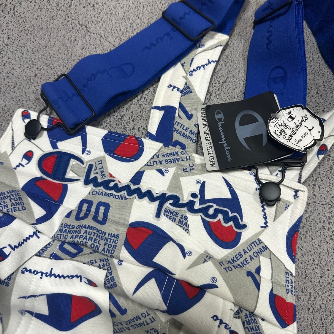 ✨ (새상품) 챔피온 멜빵 점프 슈트  상품이미지3