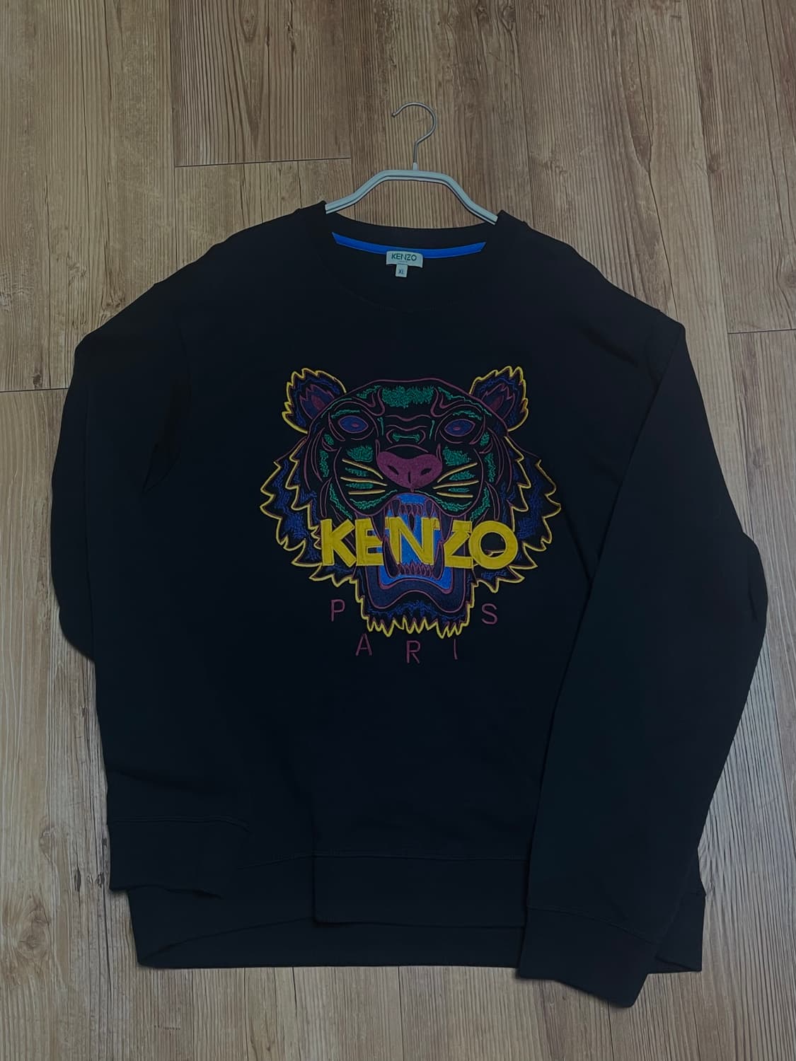 겐조 타이거 자수 블랙 맨투맨 XL 상품이미지1