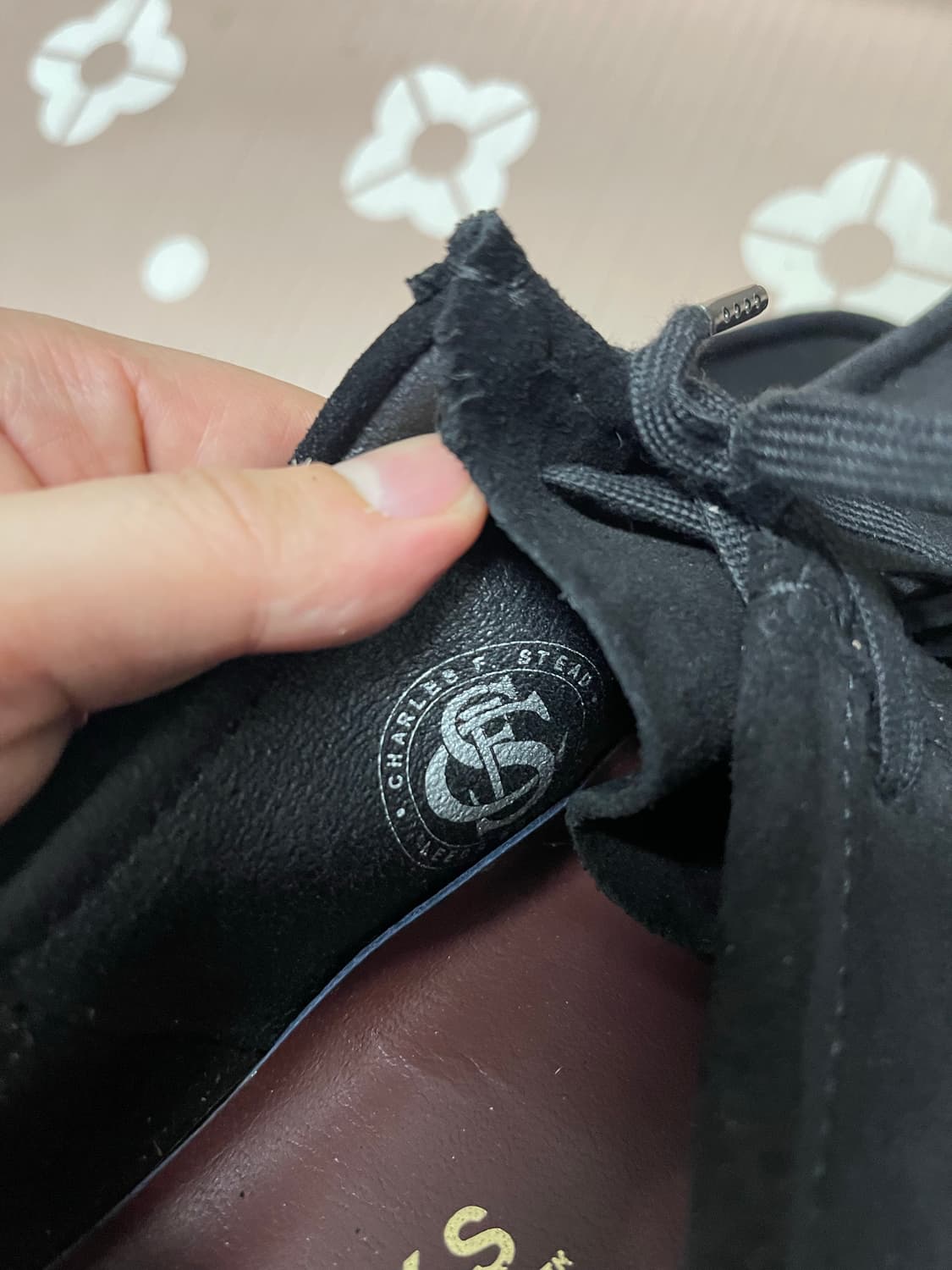 클락스 정품 왈라비 스웨이드 블랙 UK6 상품이미지10