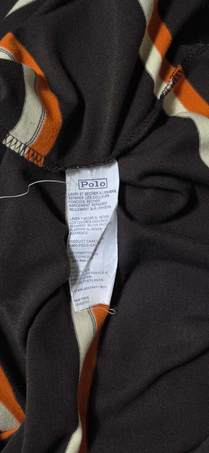 폴로 랄프로렌 스트라이프 긴팔 카라티 XL 상품이미지4