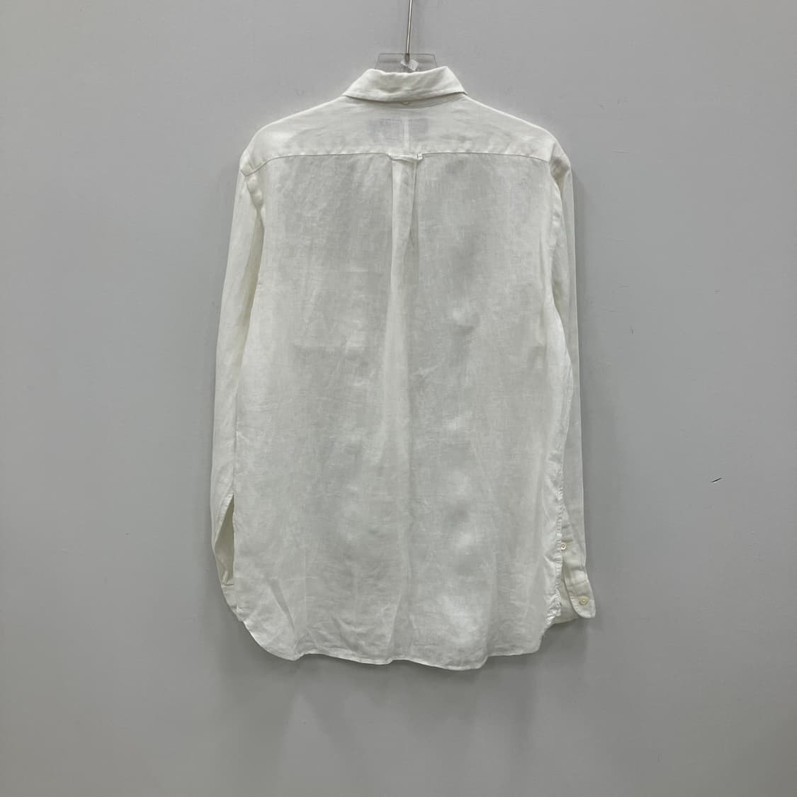 폴로 랄프로렌 화이트 린넨 셔츠 S 상품이미지2