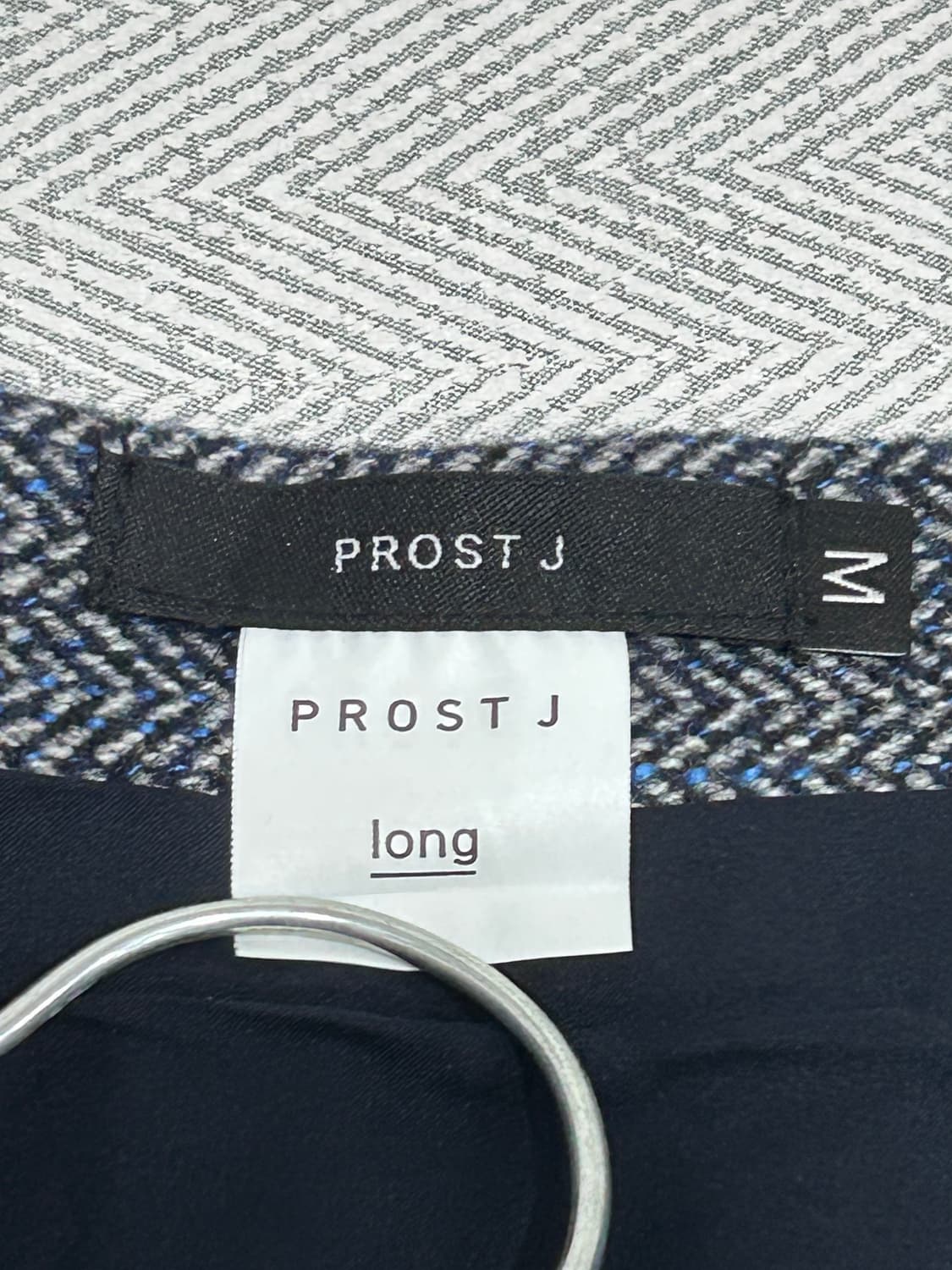 프로스트제이 헤링본 롱 플리츠 스커트 M 상품이미지7