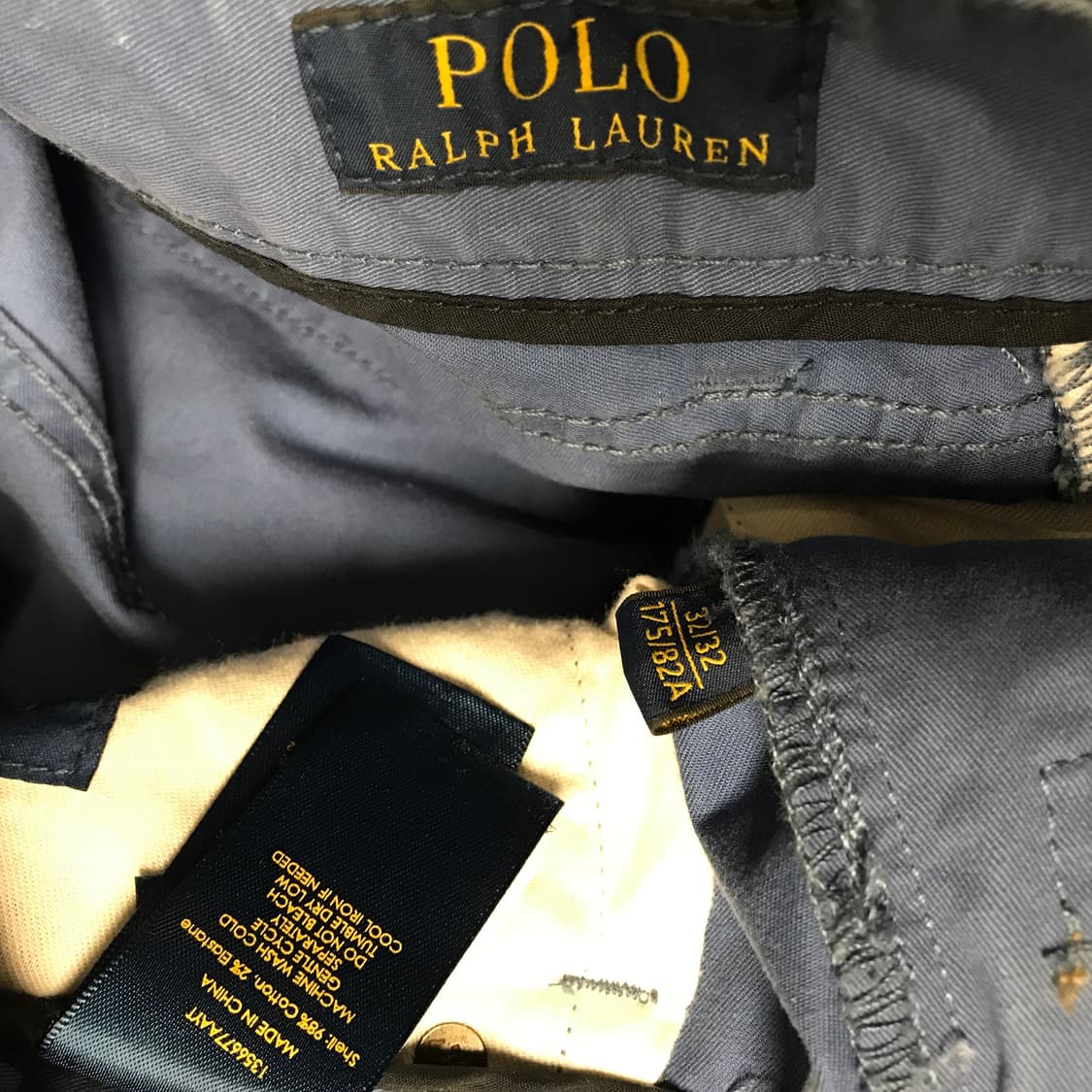 폴로 랄프로렌 코튼 팬츠 블루 32/32 상품이미지7